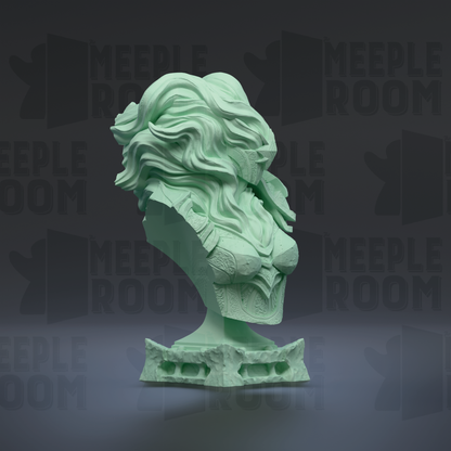 Knight of the Nebula, Bust by Witchsong Miniatures | Miniature | TTRPG | Unpainted | Print on Demand