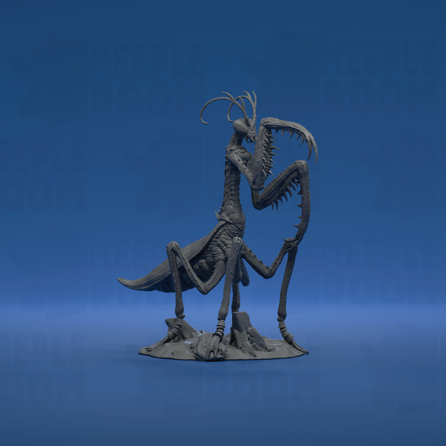 Giant Mantis by PrintYourMonsters | Miniature | TTRPG | Unpainted | Print on Demand