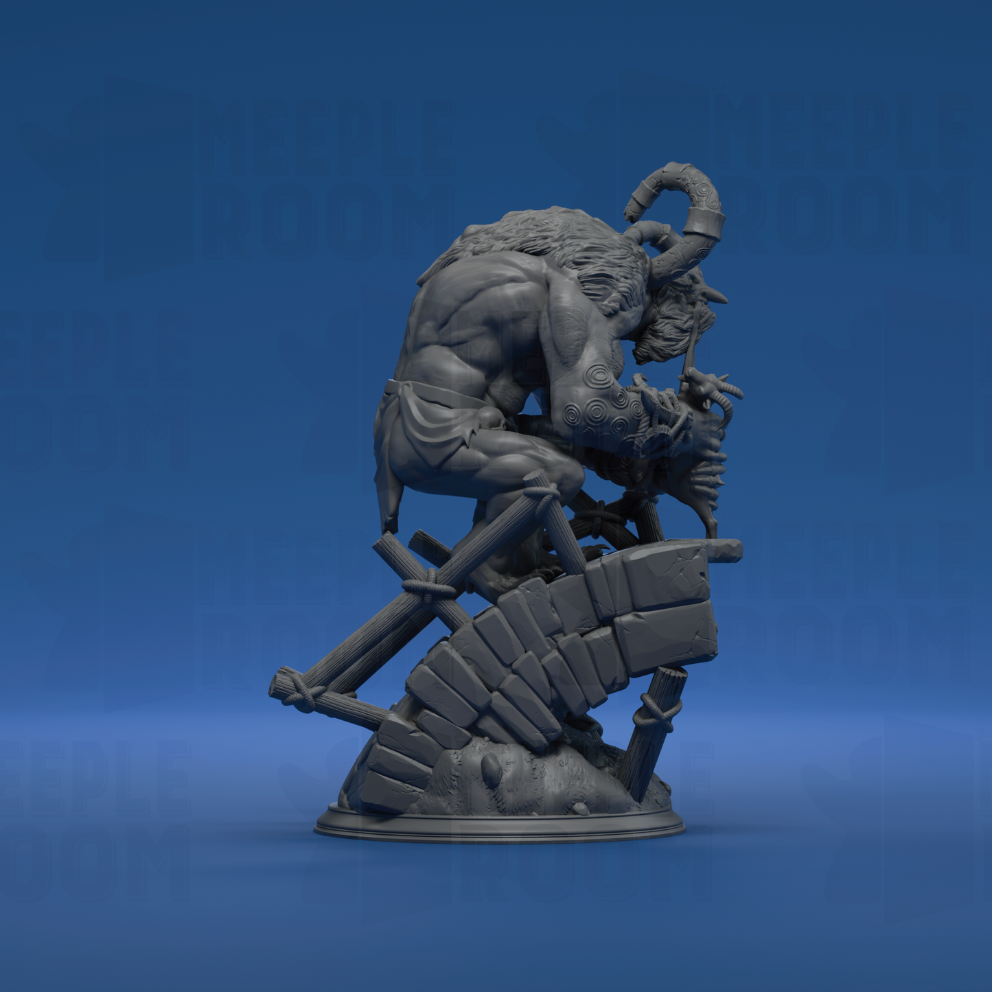 Little John, Bridge Troll by DM Stash | Miniature | TTRPG | Unpainted | Print on Demand