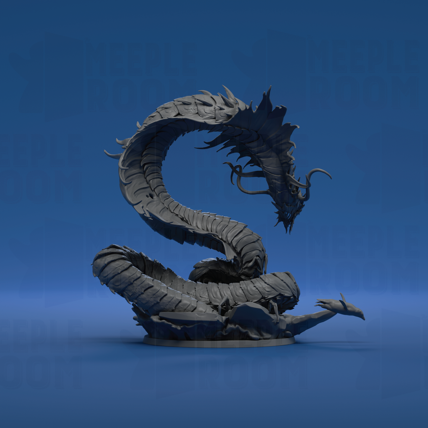 Arctic Centipede by Rescale Miniatures | Miniature | TTRPG | Unpainted | Print on Demand