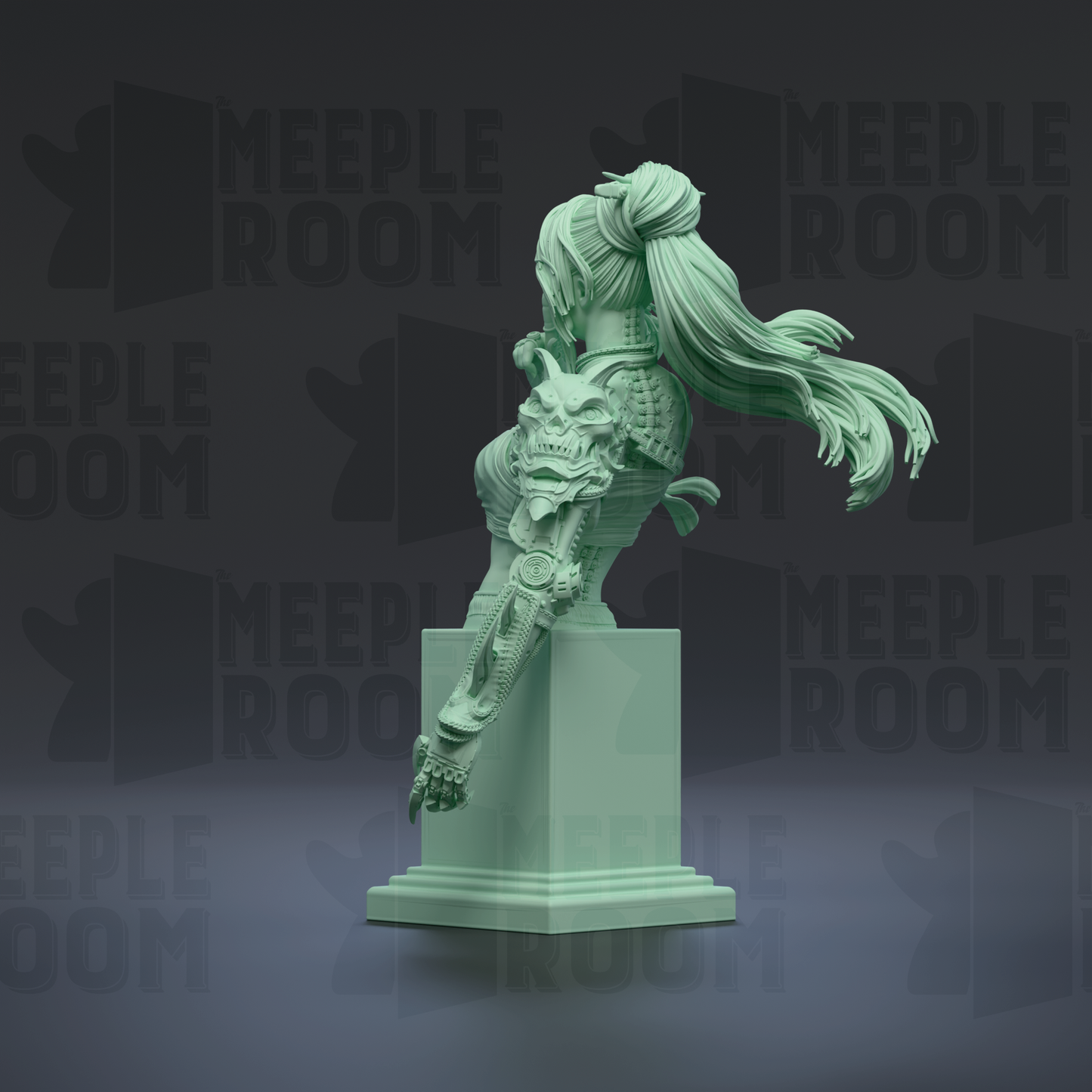 Neo Nixxi, Bust by Nerikson | Miniature | TTRPG | Unpainted | Print on Demand
