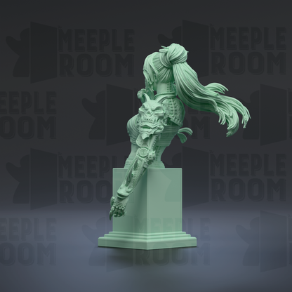 Neo Nixxi, Bust by Nerikson | Miniature | TTRPG | Unpainted | Print on Demand