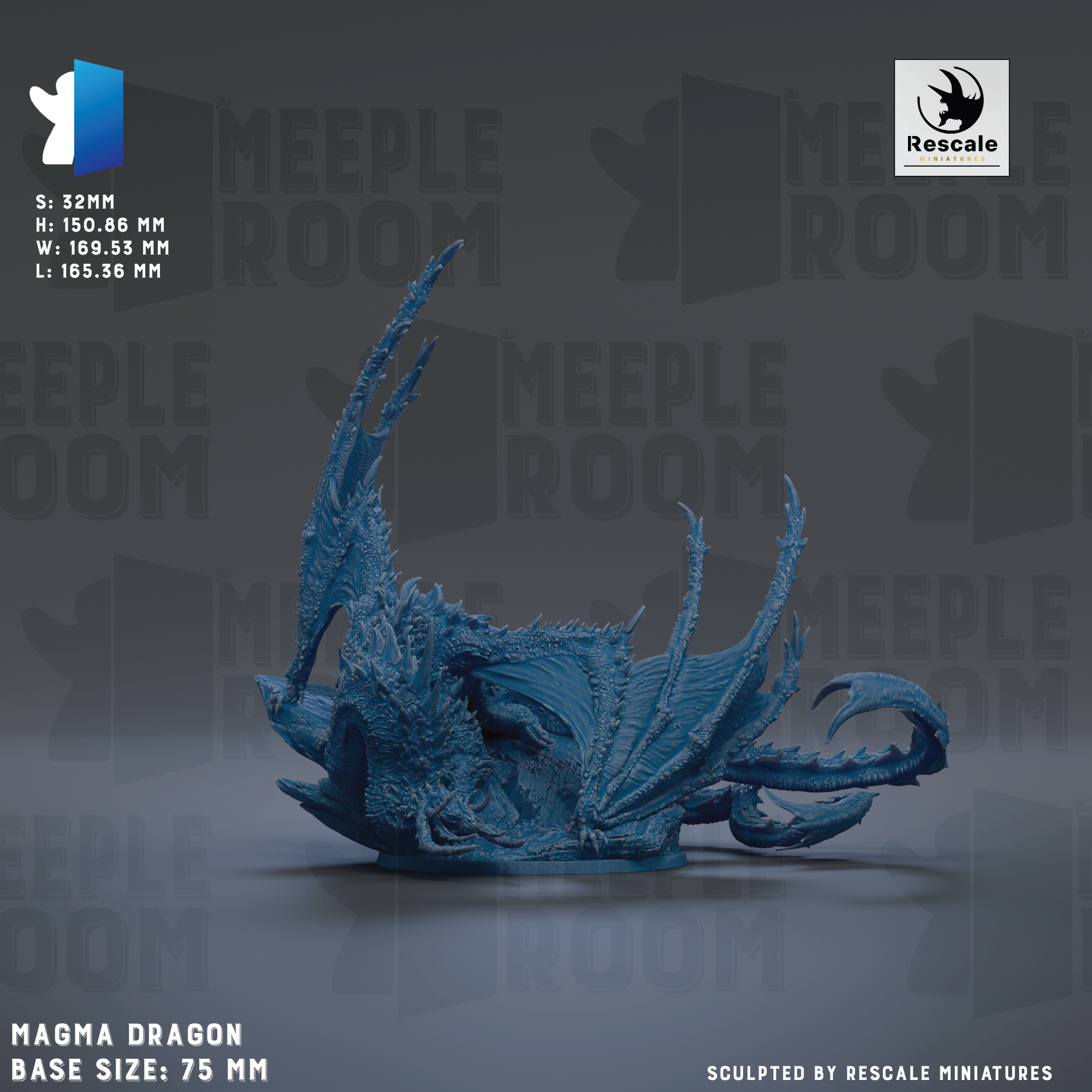 a large, detailed, and intricate blue dragon sculpture.