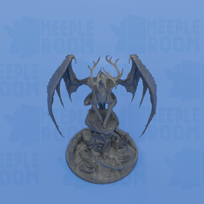 Adult Vampiric Dragon by Rescale Miniatures | Miniature | TTRPG | Unpainted | Print on Demand