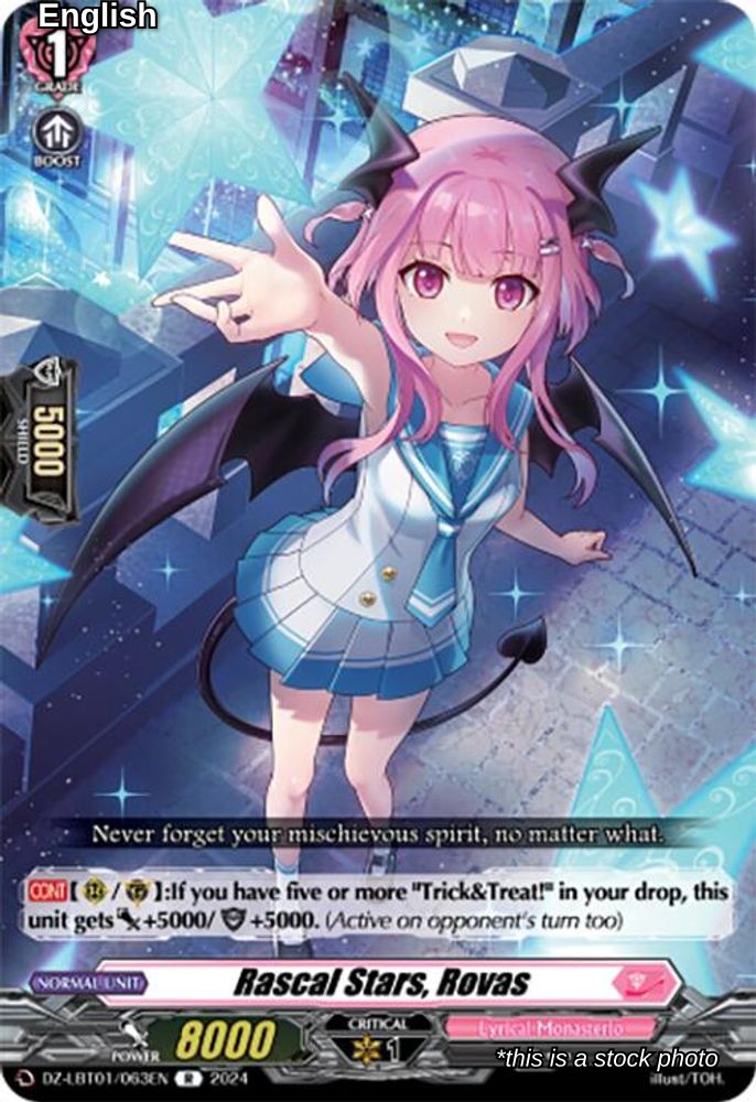 Rascal Stars, Rovas