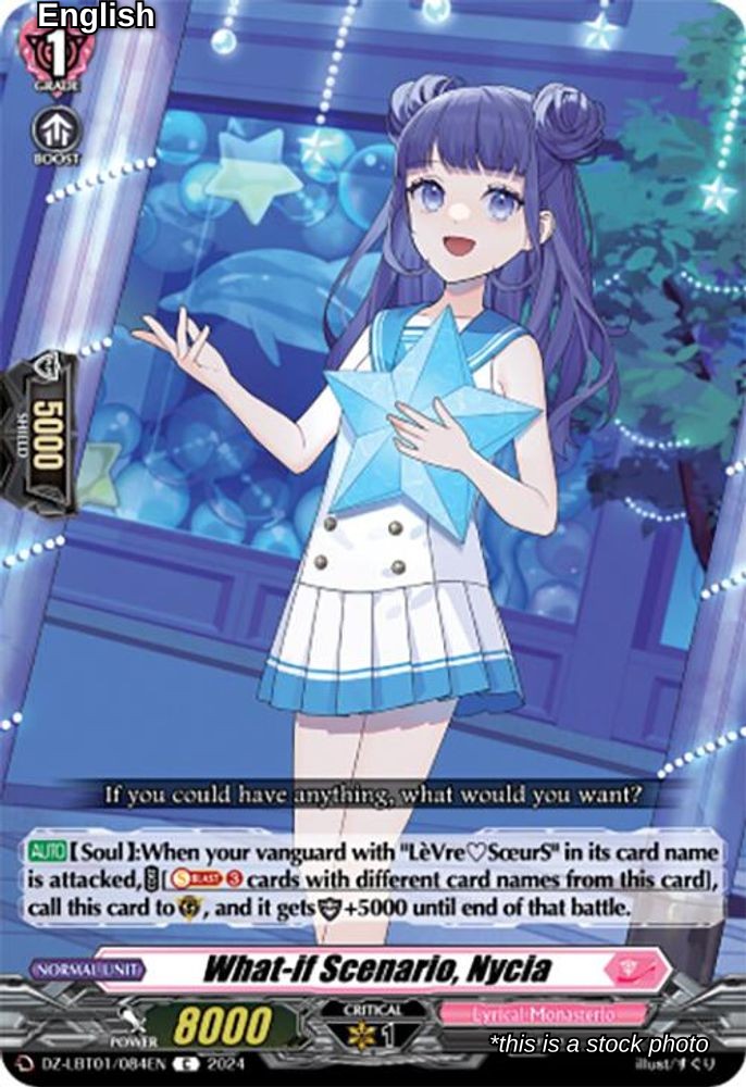 What-if Scenario, Nycia
