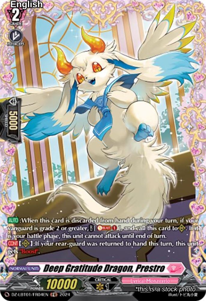 Deep Gratitude Dragon, Prestro (FR)