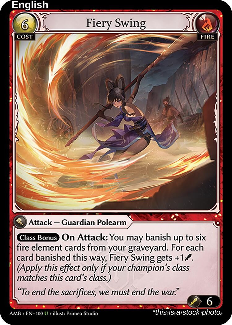Fiery Swing