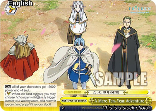 A Mere Ten-Year Adventure