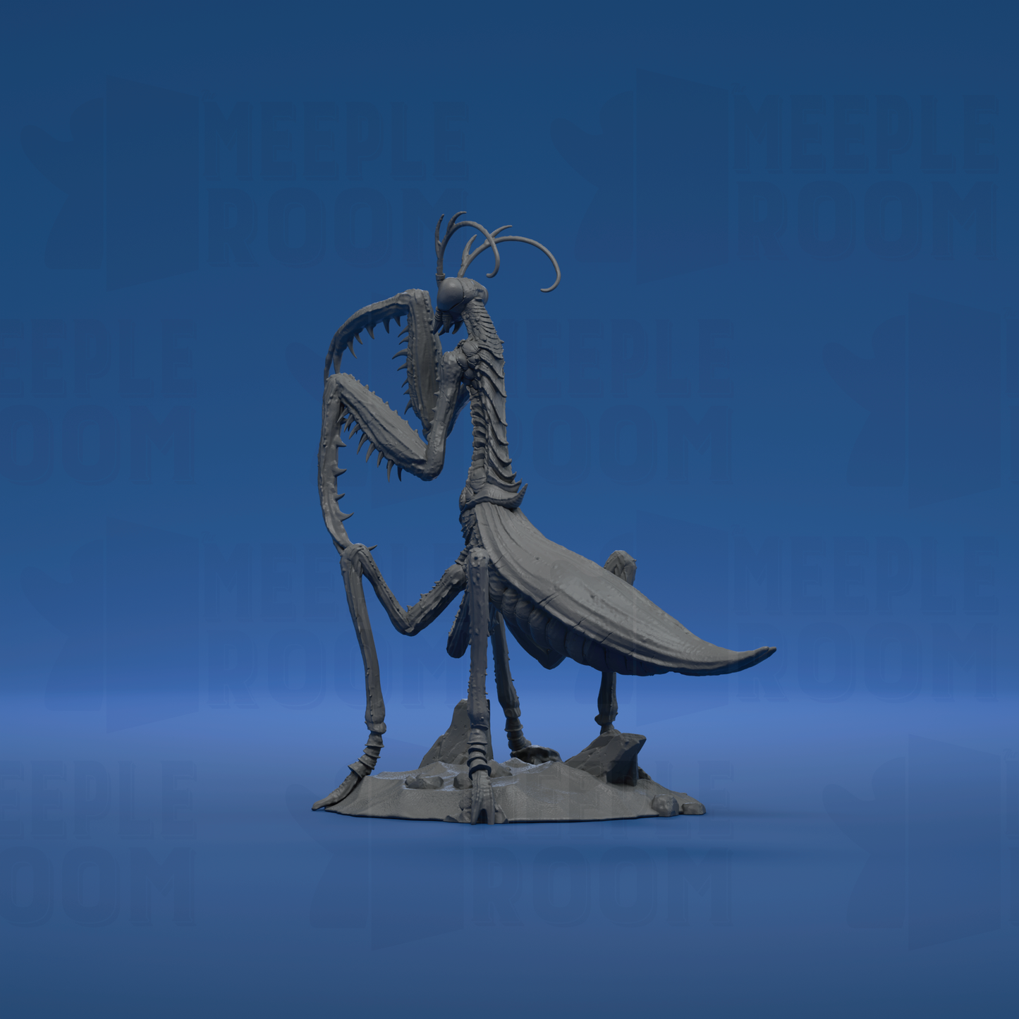Giant Mantis by PrintYourMonsters | Miniature | TTRPG | Unpainted | Print on Demand