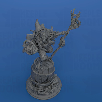 Baba Yaga, Ancient Witch by DM Stash | Miniature | TTRPG | Unpainted | Print on Demand