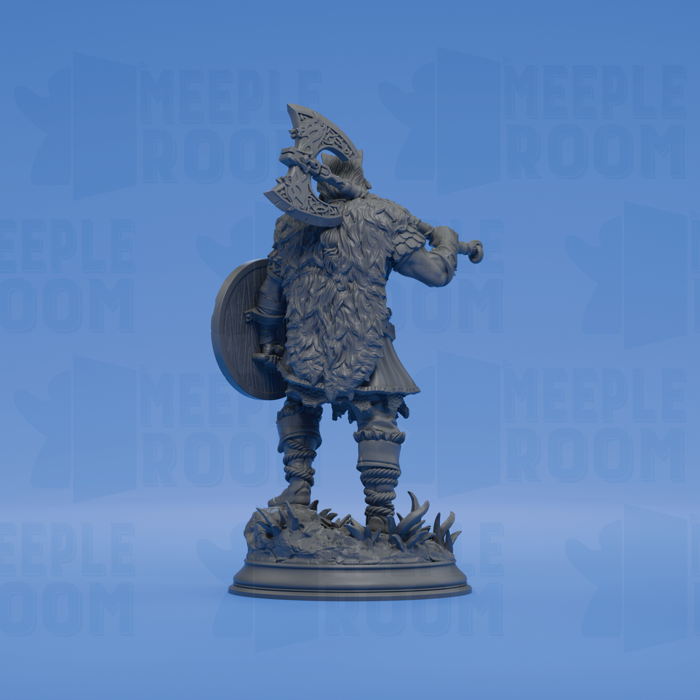 Skjolnir Ulvar, Barbarian of the Wolf by DM Stash | Miniature | TTRPG | Unpainted | Print on Demand