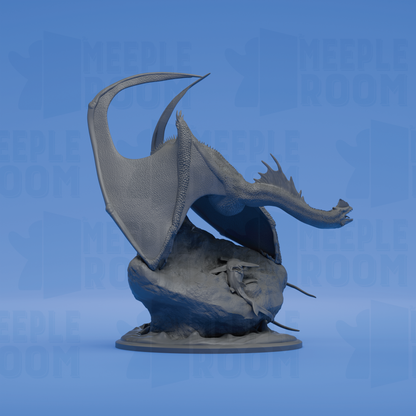 Cliff Dragon by Dino & Dog | Miniature | TTRPG | Unpainted | Print on Demand