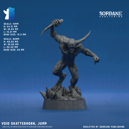 Void Shatterhorn by Sordane Publishing | Miniature | TTRPG | Unpainted | Print on Demand