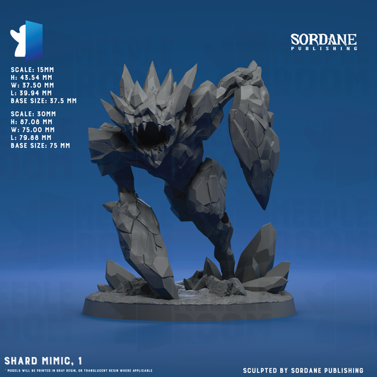 Shard Mimic by Sordane Publishing | Miniature | TTRPG | Unpainted | Print on Demand