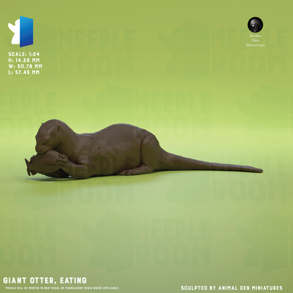 Giant Otter by Animal Den Miniatures | Miniature | TTRPG | Unpainted | Print on Demand
