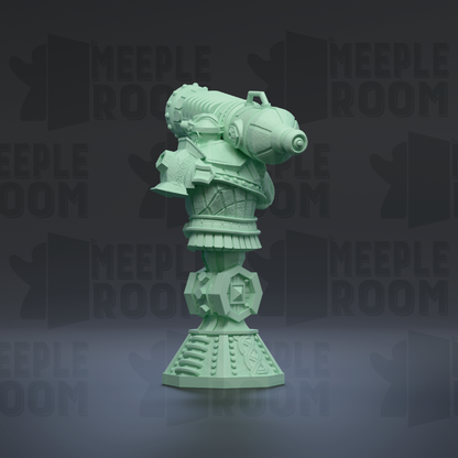 Rook, Dwarven Cannoneer, Bust by DM Stash | Miniature | TTRPG | Unpainted | Print on Demand