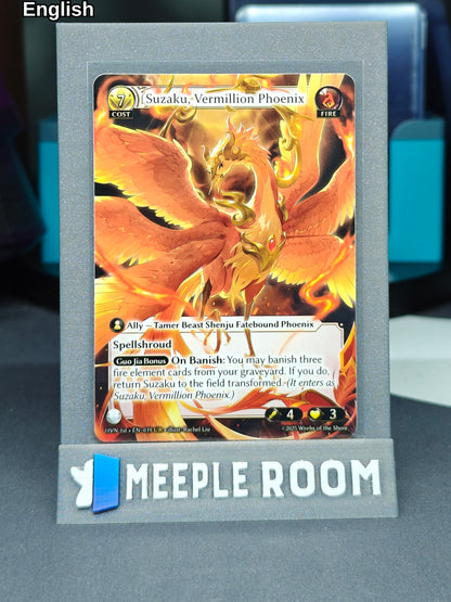 Fabled Ruby Fatestone // Suzaku, Vermillion Phoenix (Back)