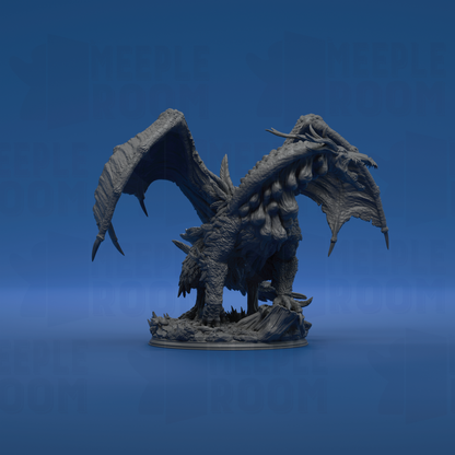 The Jabberwock, Monster of the Tulgey Wood by DM Stash | Miniature | TTRPG | Unpainted | Print on Demand