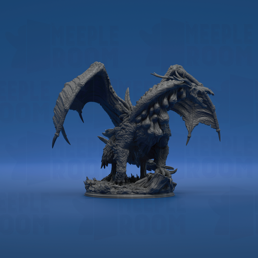 The Jabberwock, Monster of the Tulgey Wood by DM Stash | Miniature | TTRPG | Unpainted | Print on Demand