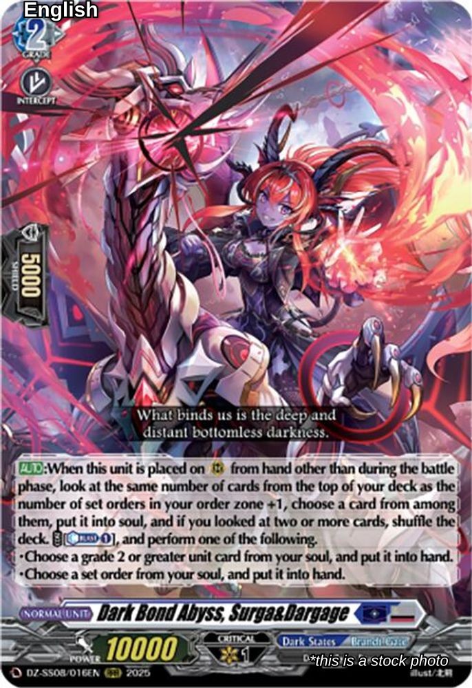 Dark Bond Abyss, Surga&Dargage (RRR)