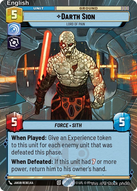 Darth Sion - Lord of Pain (Hyperspace Foil)