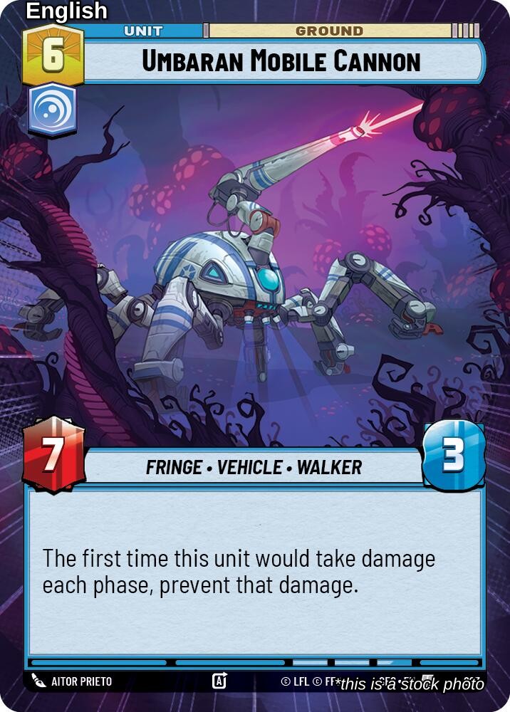 Umbaran Mobile Cannon (Hyperspace Foil)