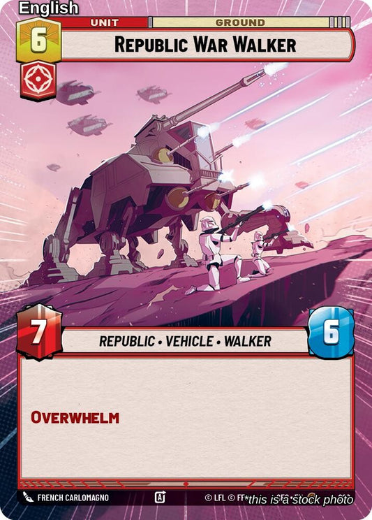 Republic War Walker (Hyperspace Foil)
