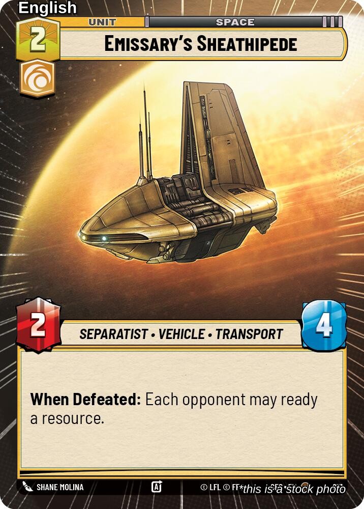 Emissary's Sheathipede (Hyperspace Foil)