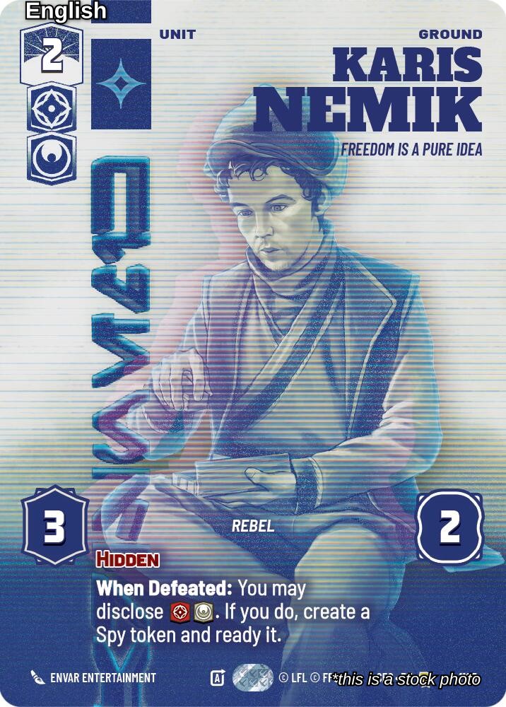 Karis Nemik - Freedom is a Pure Idea (Prestige Foil)