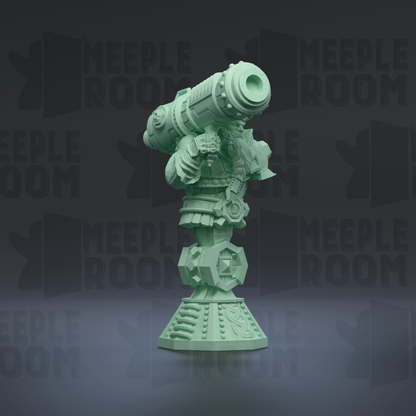 Rook, Dwarven Cannoneer, Bust by DM Stash | Miniature | TTRPG | Unpainted | Print on Demand