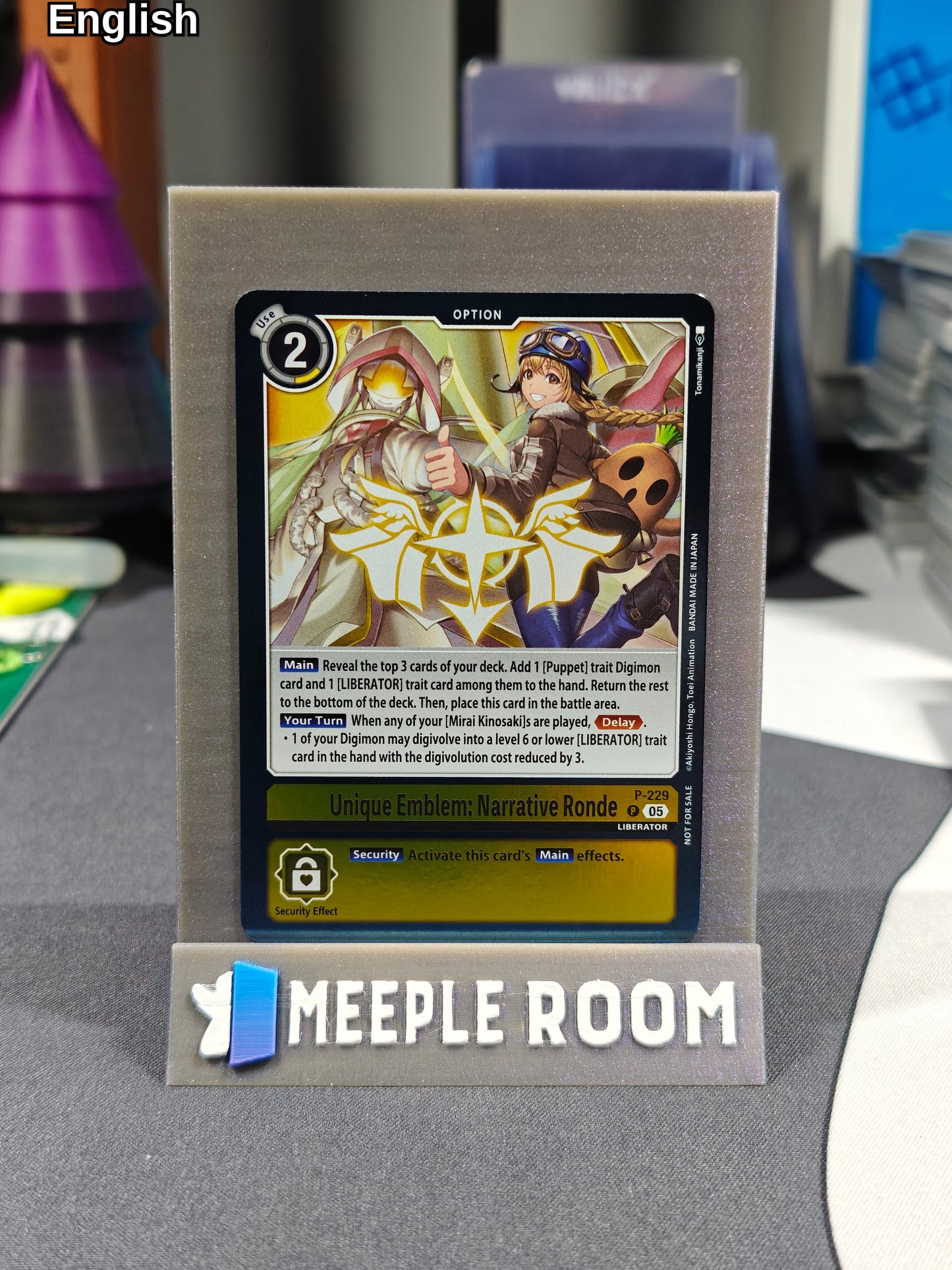 Unique Emblem: Narrative Ronde (Dawn of Liberator Box Topper)