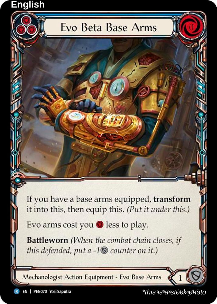 Evo Beta Base Arms (Blue)