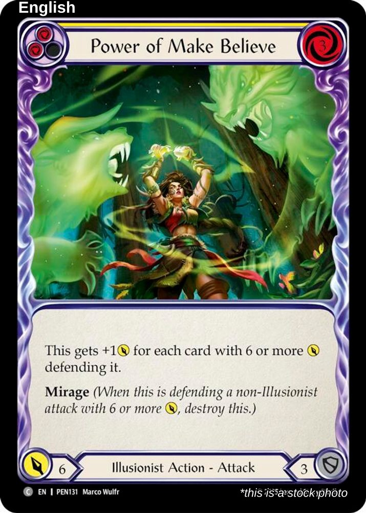 Power Of Make Believe (Yellow)
