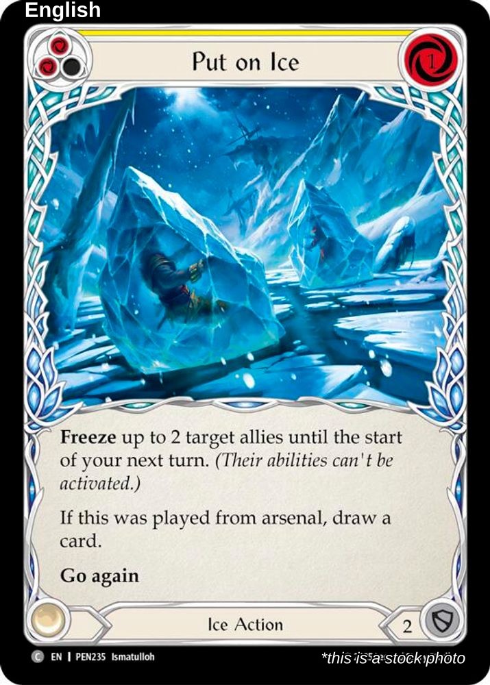 Put On Ice (Yellow)