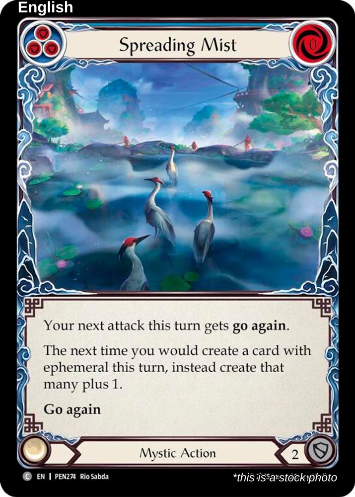 Spreading Mist (Blue)