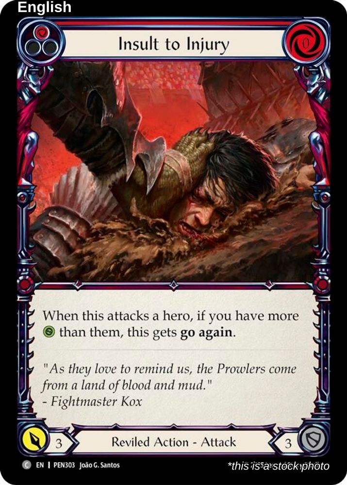 Insult To Injury (Red)