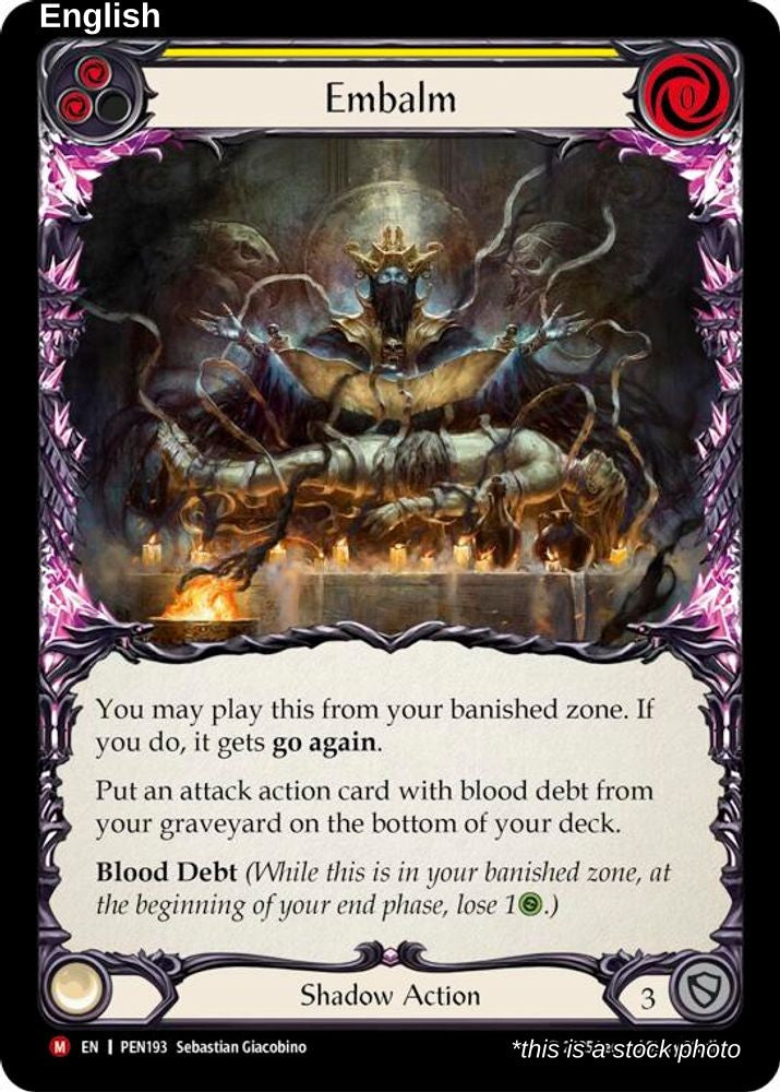 Embalm (Yellow)