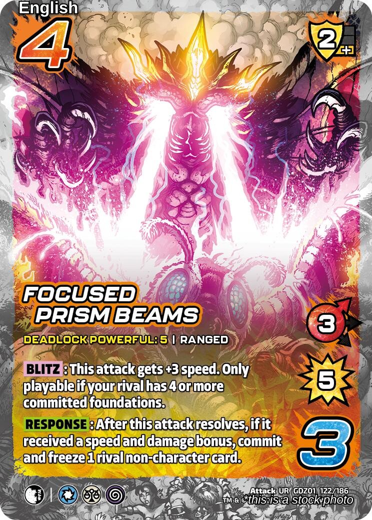 Focused Prism Beams