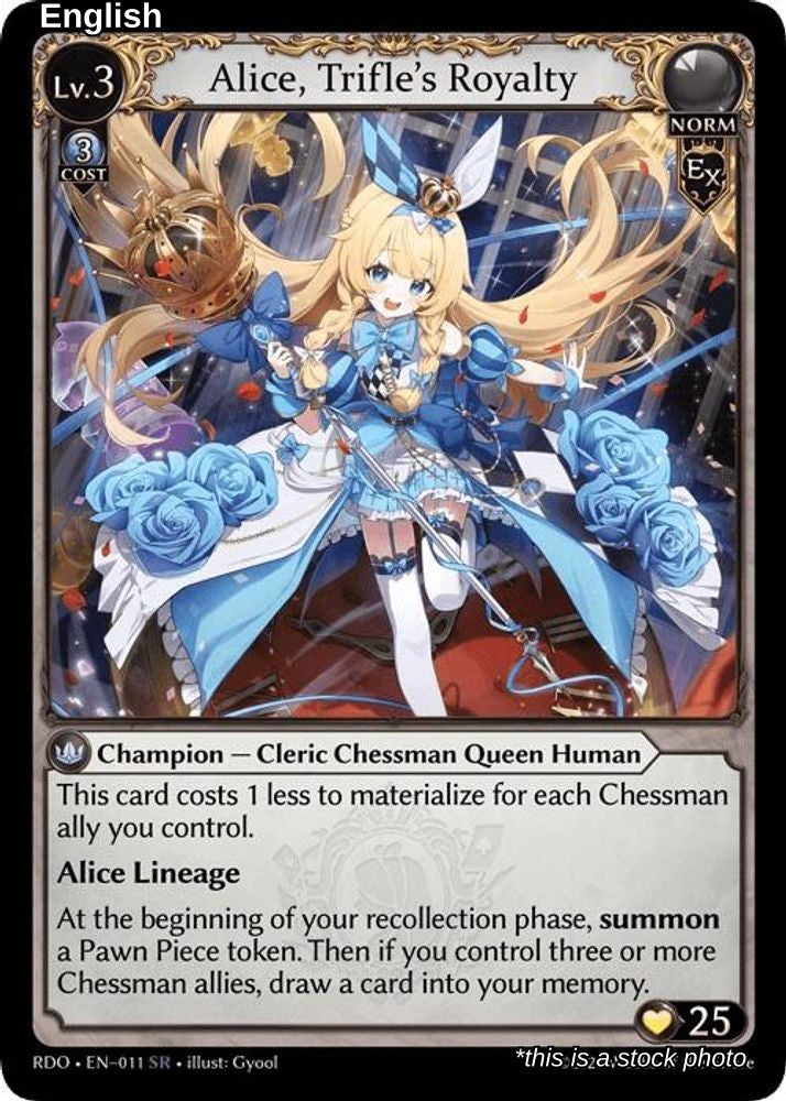 Alice, Trifle's Royalty