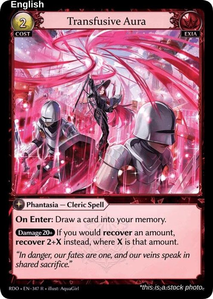 Transfusive Aura