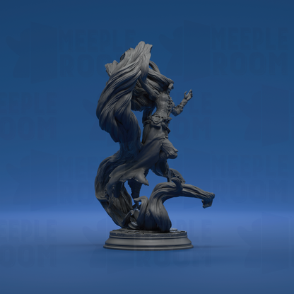 Rapunzel the Mad, Broken Princess by DM Stash | Miniature | TTRPG | Unpainted | Print on Demand