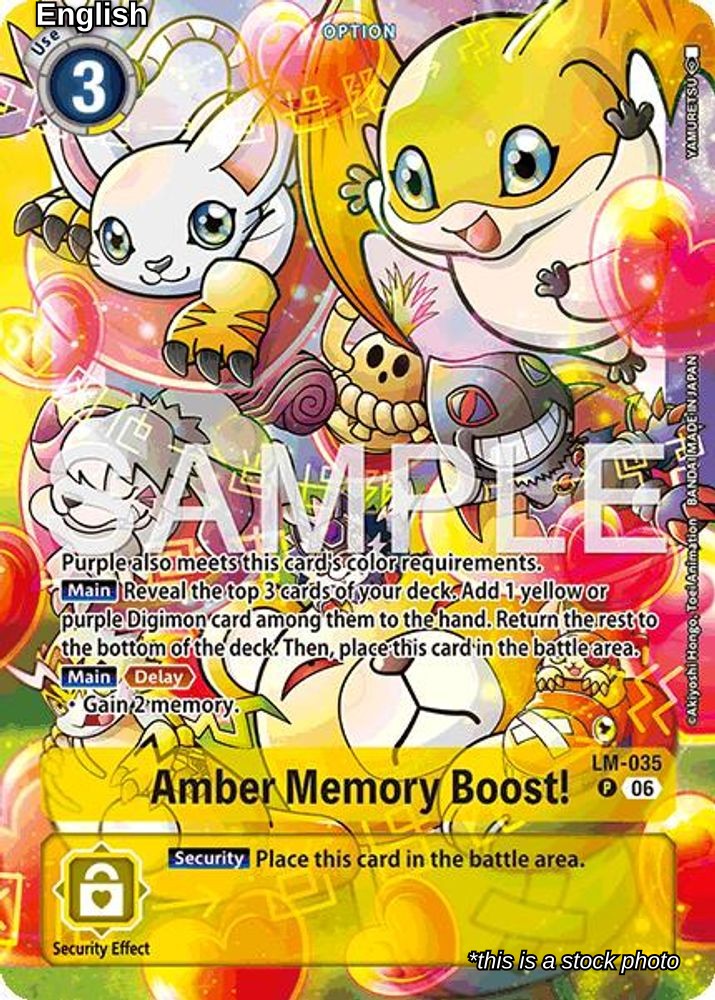 Amber Memory Boost! (Alternate Art)