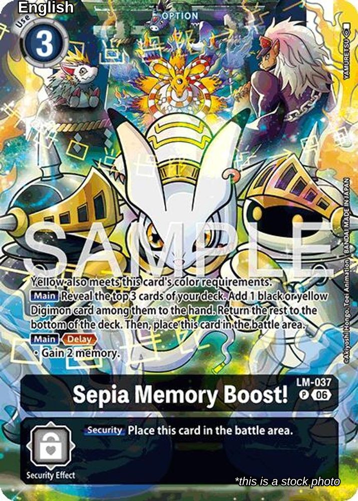 Sepia Memory Boost! (Alternate Art)