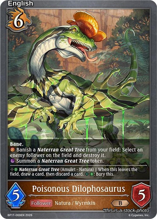 Poisonous Dilophosaurus