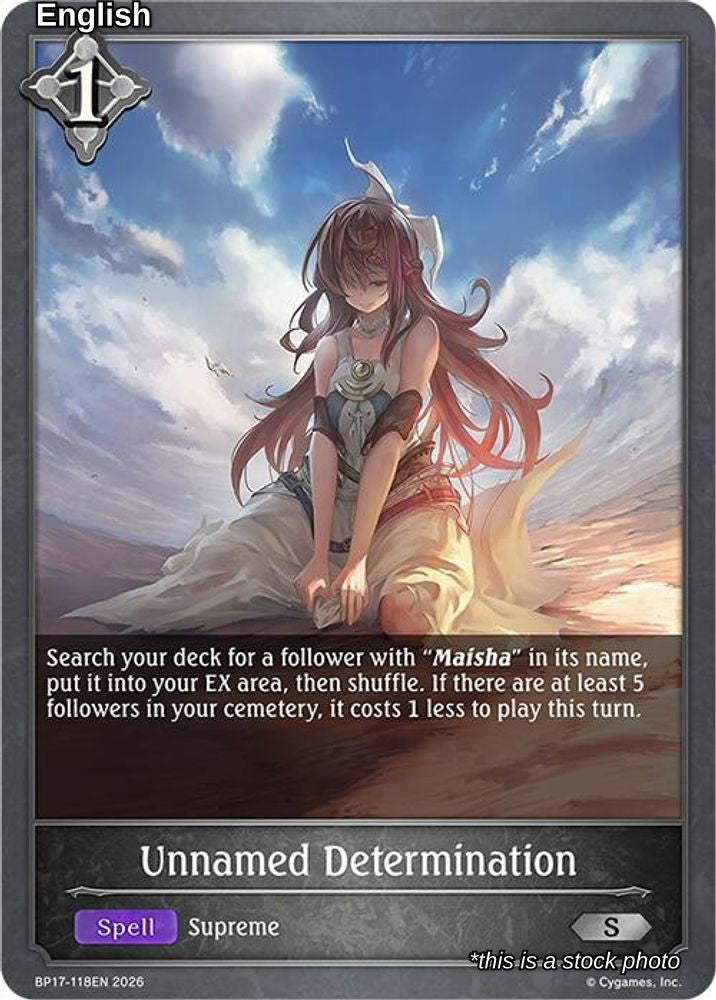 Unnamed Determination