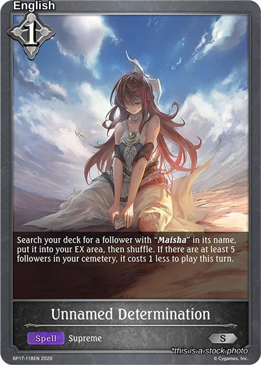 Unnamed Determination