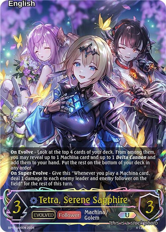 Tetra, Serene Sapphire (Evolved) (U)