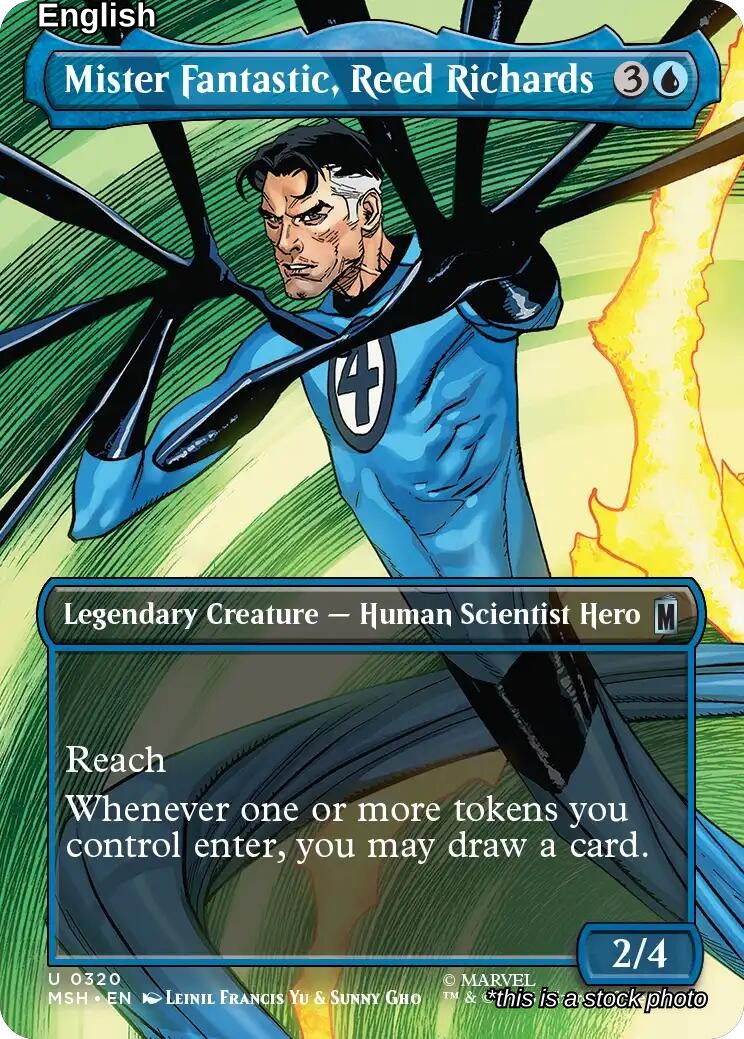 Mister Fantastic, Reed Richards (Borderless)