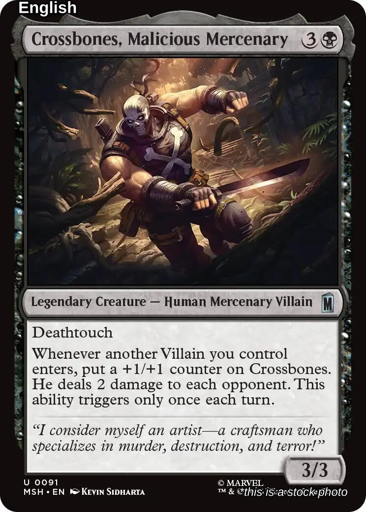 Crossbones, Malicious Mercenary